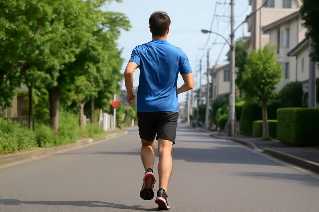 ツインレイ男性ランナー