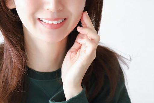 心が救われている女性