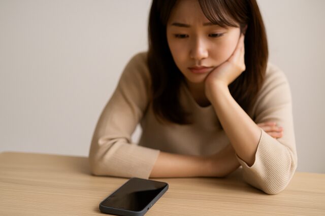無理に連絡を取ろうとせず、冷却期間を待つ