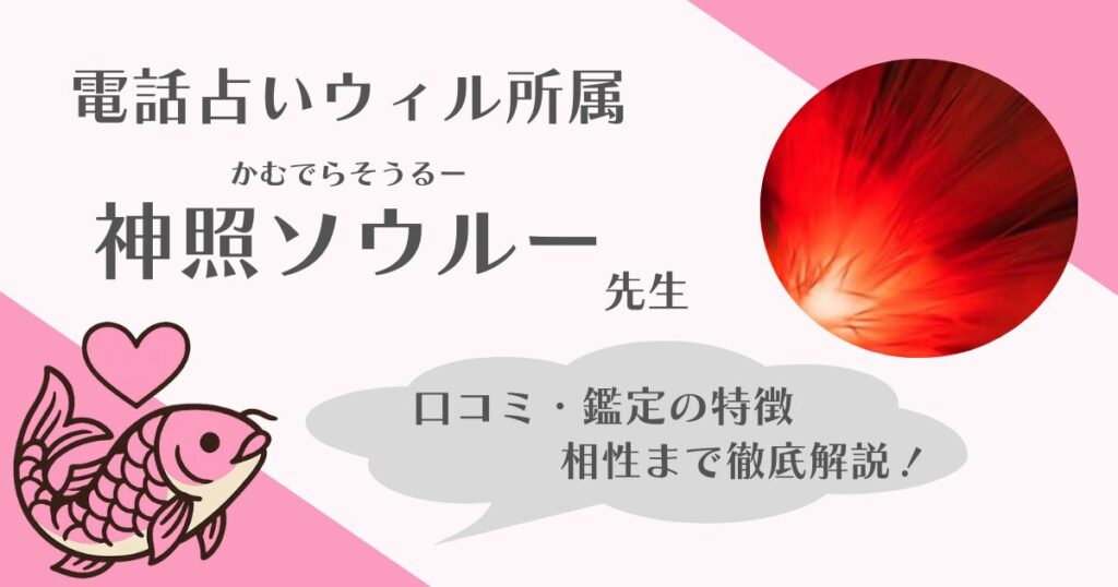 神照ソウルー先生　電話占いウィル